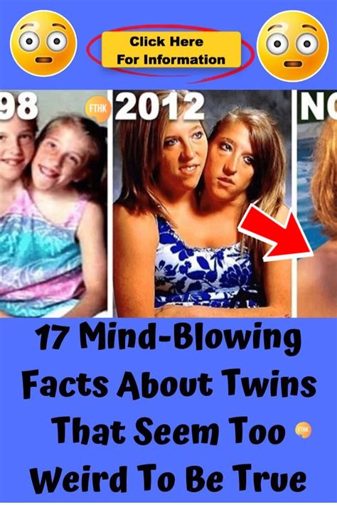 17 Mind Blowing Facts About Twins That Seem Too Weird To Be True Mind Blowing Facts Laughing