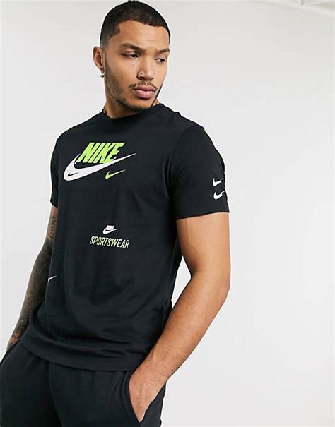 Nike Graphic T Shirt In Black Asos