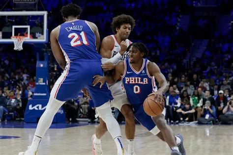Joel Embiid Tyrese Maxey Lead The Way For Sixers Through Three Games