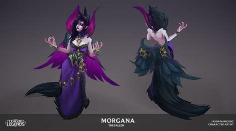 Artstation Morgana The Fallen Jason Namgung League Of Legends