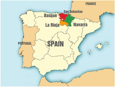 La Carte Du Pays Basque