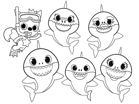 Baby Shark Coloring Pages Printable Printable Word Searches