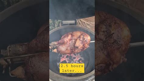 How To Rotisserie A Turkey Kamado Joe How To Roast A Turkey Youtube