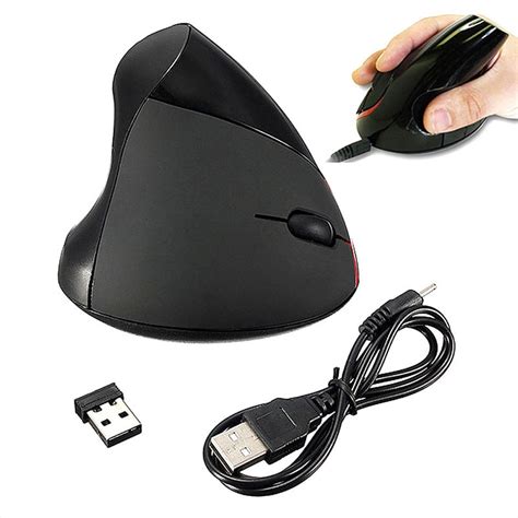 Wireless Vertical Mouse Rechargeable Ergonomic Gaming Mice 24g