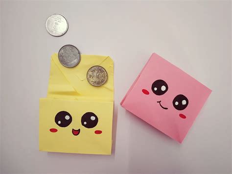 Origami Coin Pouch Origami Tutorial Easy Origami For Beginners