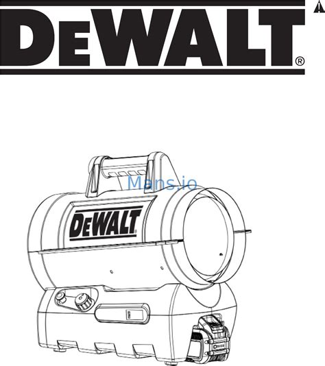 Dewalt Dxh70cfav 1852 Cordless Forced Air Propane Construction Heater