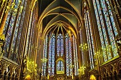 * Interior de la planta superior de la Sainte Chapelle de París | Blog ...