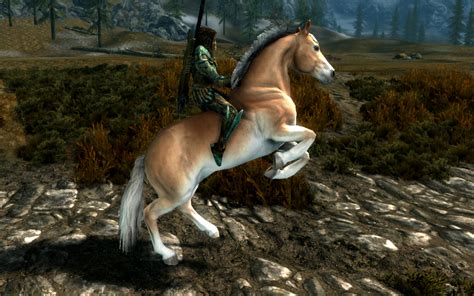 Light Horses Of Skyrim Realistic Body And Fur At Skyrim Special