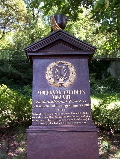 Grave Of Mozarts Son Franz Xaver Wolfgang In Karlsbad