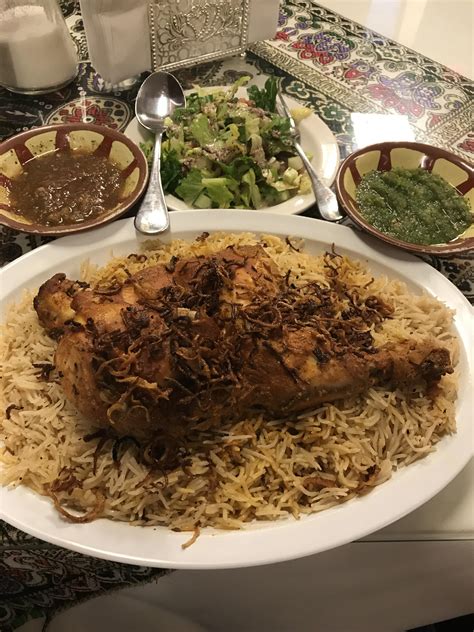 I Ate Chicken Mandi A Yemeni Dish With Spice Flavored Rice Topped