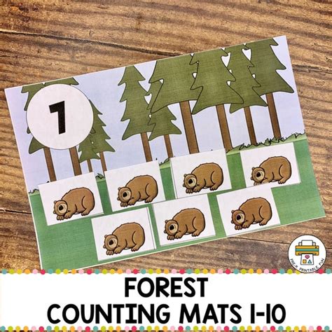 Woodland Forest Animals Preschool Activity Pack