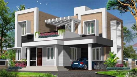 Modern Villas 3d Floor Plans Arab Arch