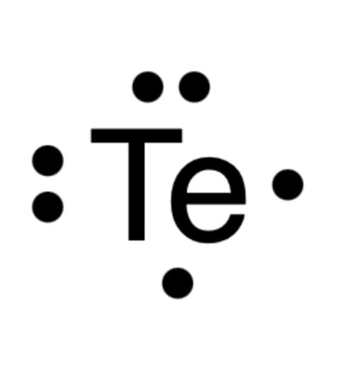 Draw Electron Dot Structures For The Following Atoms Te Quizlet