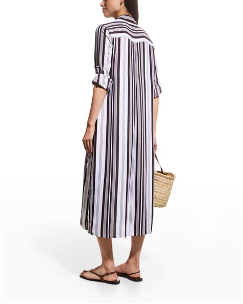 Tommy Bahama Tan Lines Striped Duster Coverup Neiman Marcus