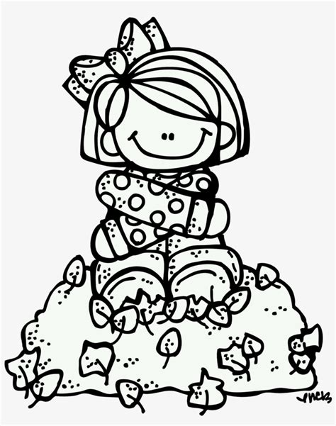 Clipart Fall Melonheadz Black And White Autumn Clip Art Transparent