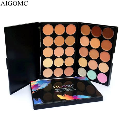 Aigomc 15 Colors Contour Palette Foundation Base Makeup Palettes