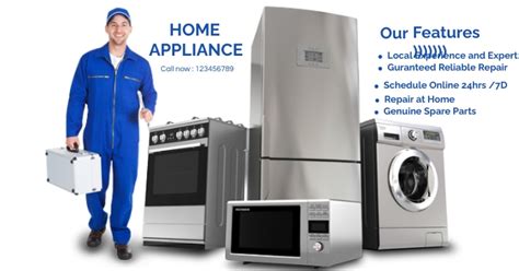 Copy Of Home Appliances Repair Flyer Appliance Medi Postermywall