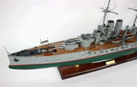 Sms Viribus Unitis Dreadnought Battleship Handcrafted Wooden Ship Model