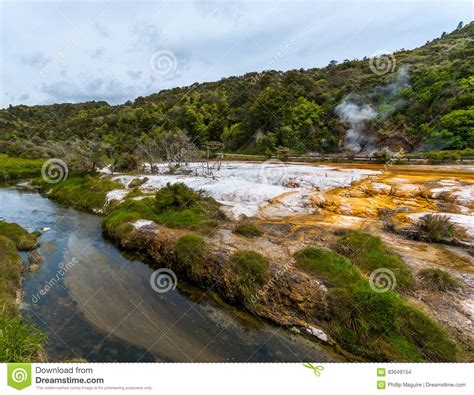 Waimangu Volcanic Valley New Zealand Editorial Stock Image Image Of