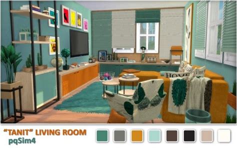 Pqsims4 Tanit Livingroom • Sims 4 Downloads Sims House Sims 4 Sims