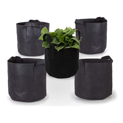 4 5 Pack Plant Grow Bag Vegetable Flower Aeration Planting Pot