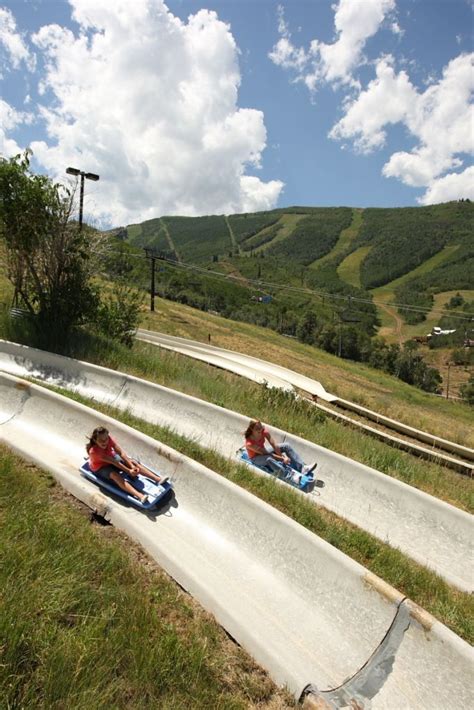 Pcmr Alpine Slide Park City Mountain Park City Mountain Resort