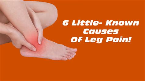 6 Little Known Causes Of Leg Pain Medy Life