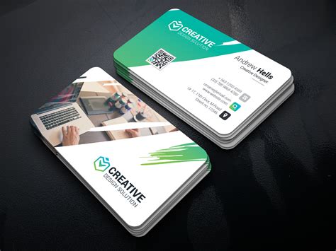 Caerus Professional Corporate Visit Card Template Graphic Prime