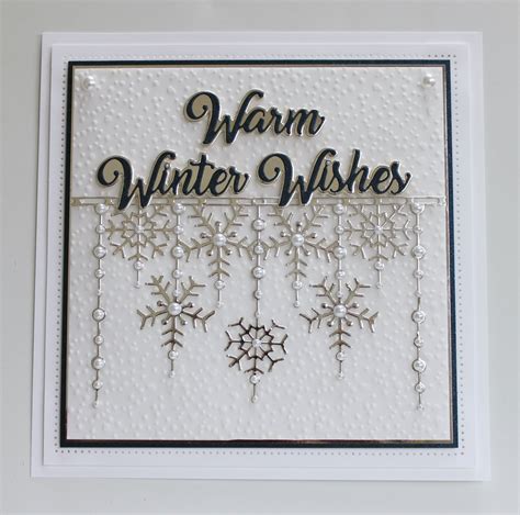 Warm Winter Wishes Christmas Card Design Christmas Cards Handmade