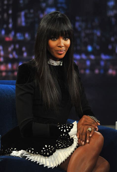 Naomi Campbell In Alexander Mcqueen At Late Night With