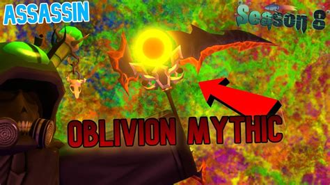 Claiming The Oblivion Mythic In Assassin Roblox Assassin Youtube