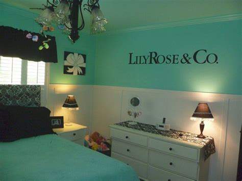 I love tiffany blue wall paint! Tiffany & Co Inspired Bedroom | Tiffany Blue Girl's ...