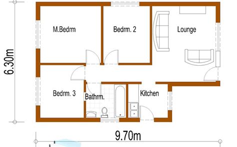 Modern House Plans Designs Under 100m2 Nethouseplans