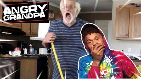 angry grandpa gets robbed prank reaction😂 youtube