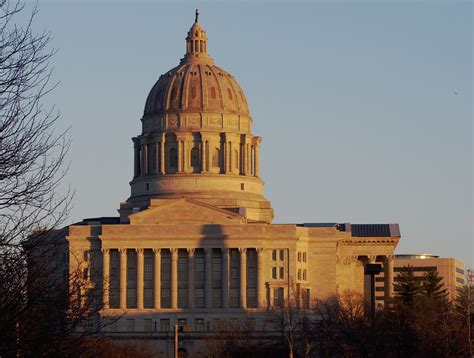 Capitol Missouri State Capitol At Sunset Taken With Vivit Flickr