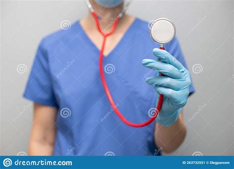 Doctor Holding A Stethoscope In His Hand Stock Image Image Of Doctor