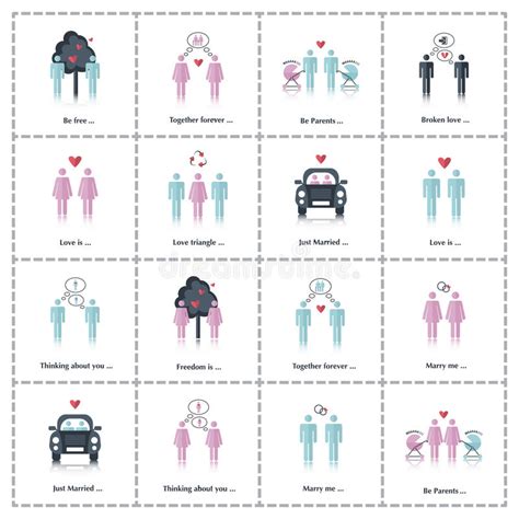 Sexual Orientation Web Icons Stock Vector Illustration Of Rights