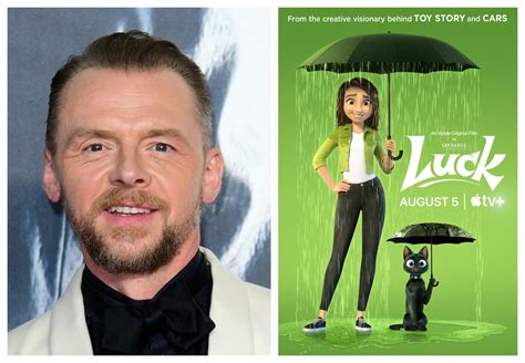 Exclusive Simon Pegg Talks Apple Tv Animated Film ‘luck