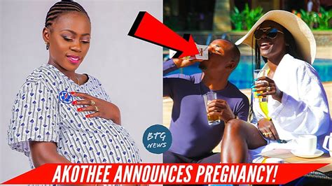 AKOTHEE ANNOUNCES PREGNANCY WITH HER NEW MAN BTG News YouTube