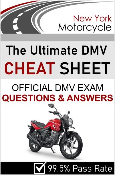 New York Dmv Motorcycle Masterclass And Cheat Sheet Ace Your Dmv Test