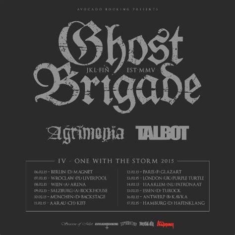 Ghost Brigade Iv One With The Storm October 30 2014 Season Of Mist