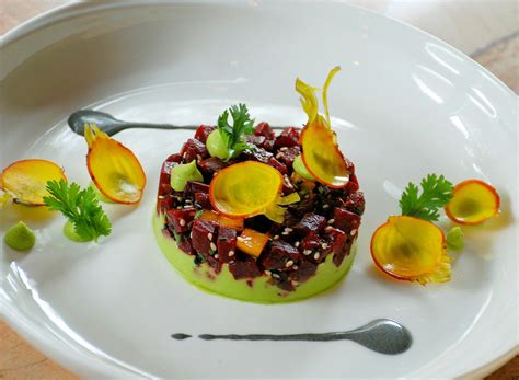 Fine Dining Vegetarian Starter Recipes Quinoa With Beetroot And