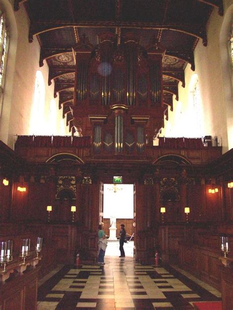 Trinity College Chapel Organ © Len Williams Geograph Britain And