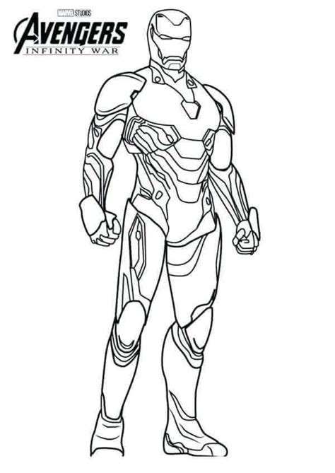 An Iron Man Coloring Page With The Avengers Logo In The Center And Text That Reads