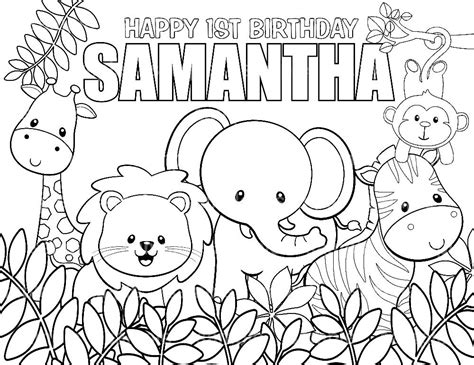 African color sheets for kids for africa coloring pages. African Safari Coloring Pages at GetColorings.com | Free printable colorings pages to print and ...