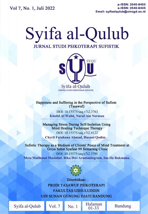 Syifa Al Qulub Jurnal Studi Psikoterapi Sufistik