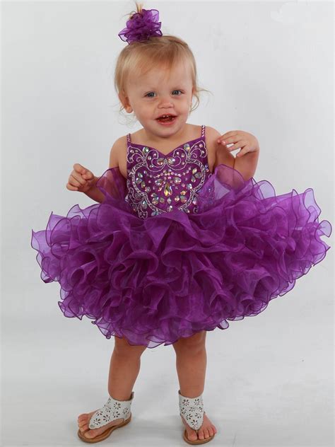 This Beautiful And Affordable Unique Fashion Baby Pageant Dress Is A