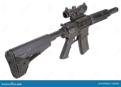 M4 Special Forces Rifle Stock Image Image Of Arms Operations 41878033