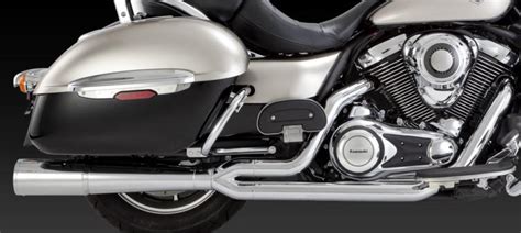 Buy Vance And Hines Exhaust Pro Pipe Chrome Kawasaki Vulcan 1700 Voyager