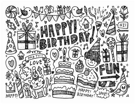 Doodle art free to color for kids - Doodle Art Kids ...